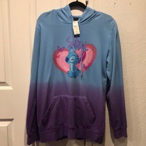 Disney LILO & STITCH Heart Stitch Split Dye Sweater